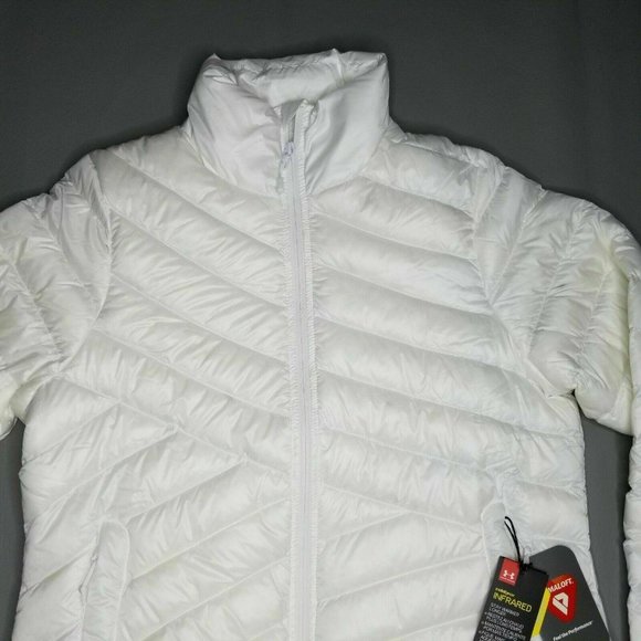 Under Armour Jacket Large Womens UA Uptown Puffer Full Zip Puffer Down Insulated - Picture 2 of 10